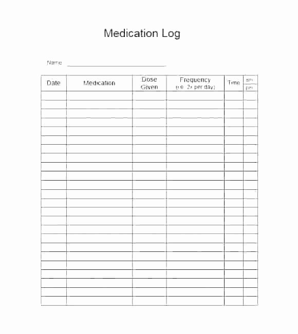 Free Medication Schedule Chart