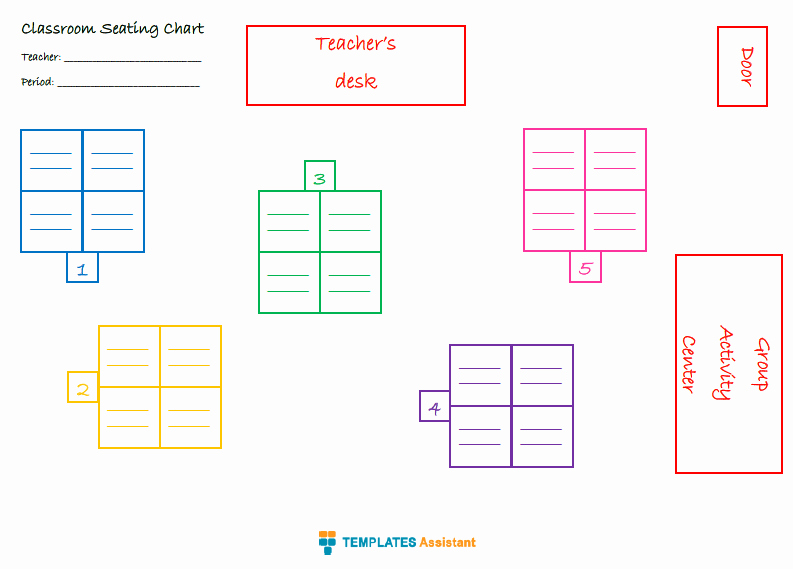 Templates Classroom Seating Charts