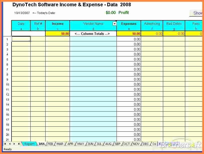 Small Business Tax Spreadsheet Template