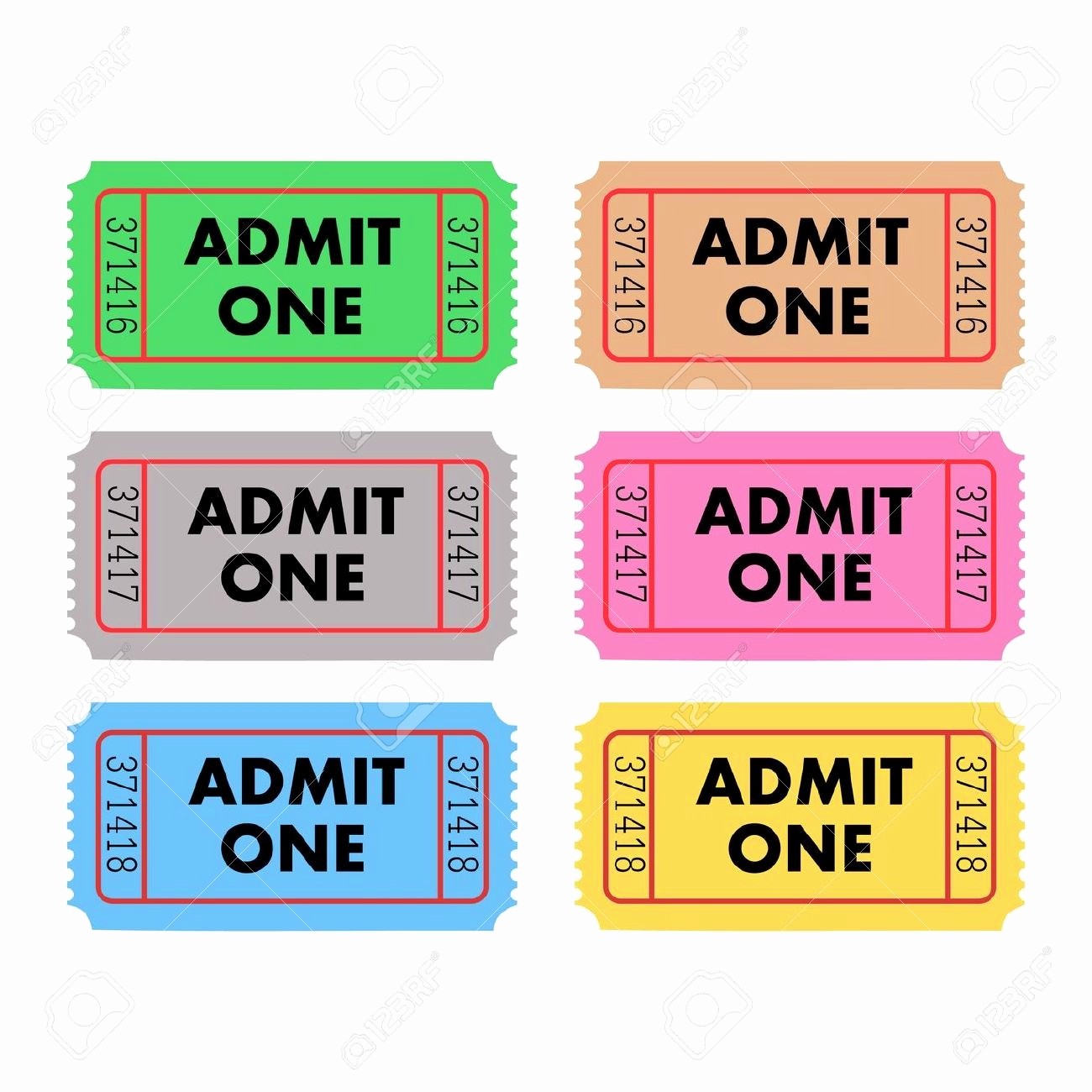 Admit One Ticket Template Word Best Of Admit E Template Example Mughals
