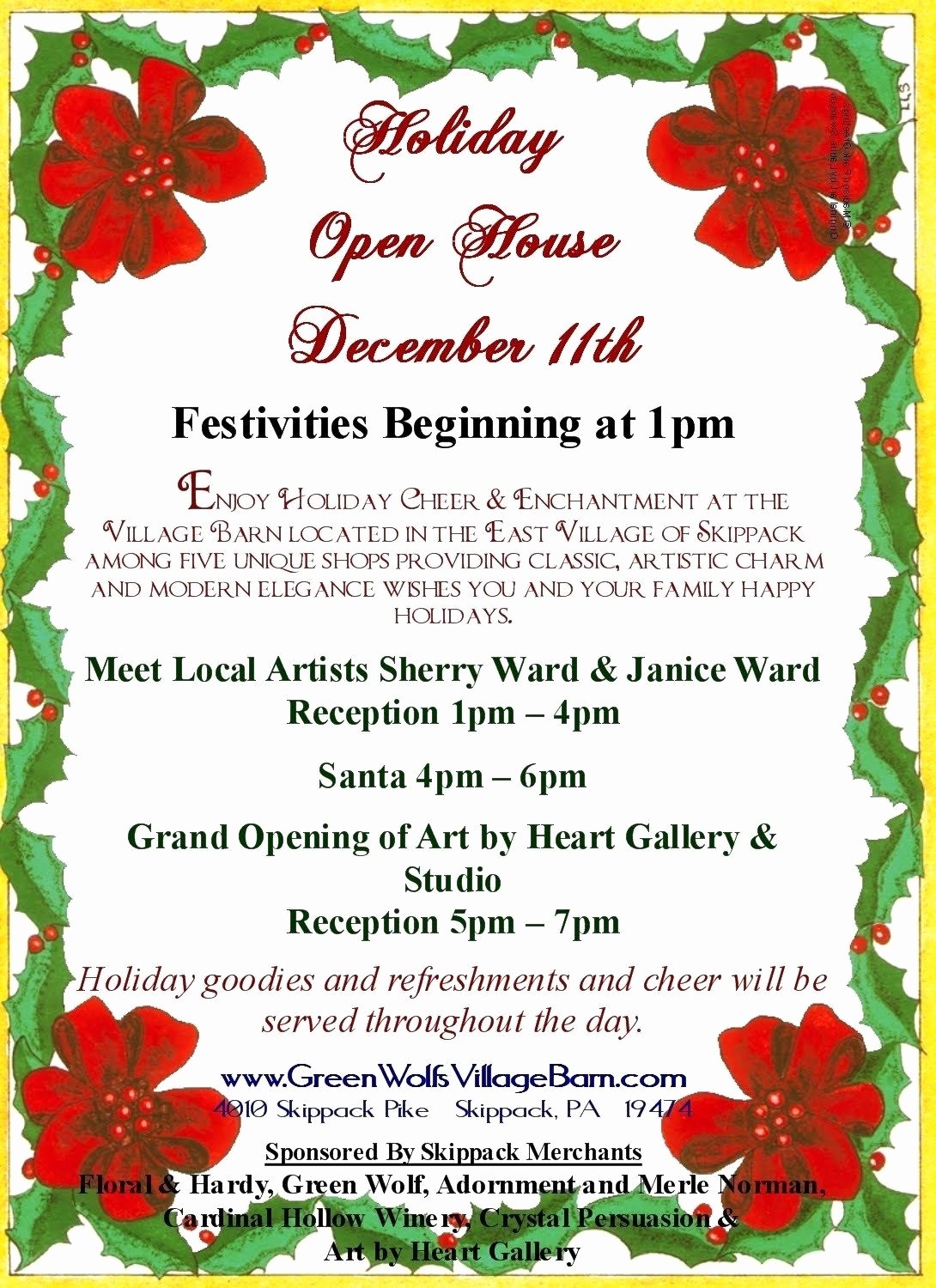 Open House Flyer Templates Free Beautiful Christmas Open House Flyer Template Free Templates Data