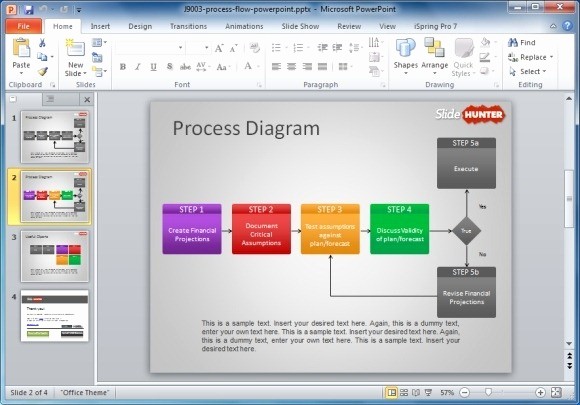 Process Flow Diagram Powerpoint Template Luxury How to Make A Flowchart In Powerpoint