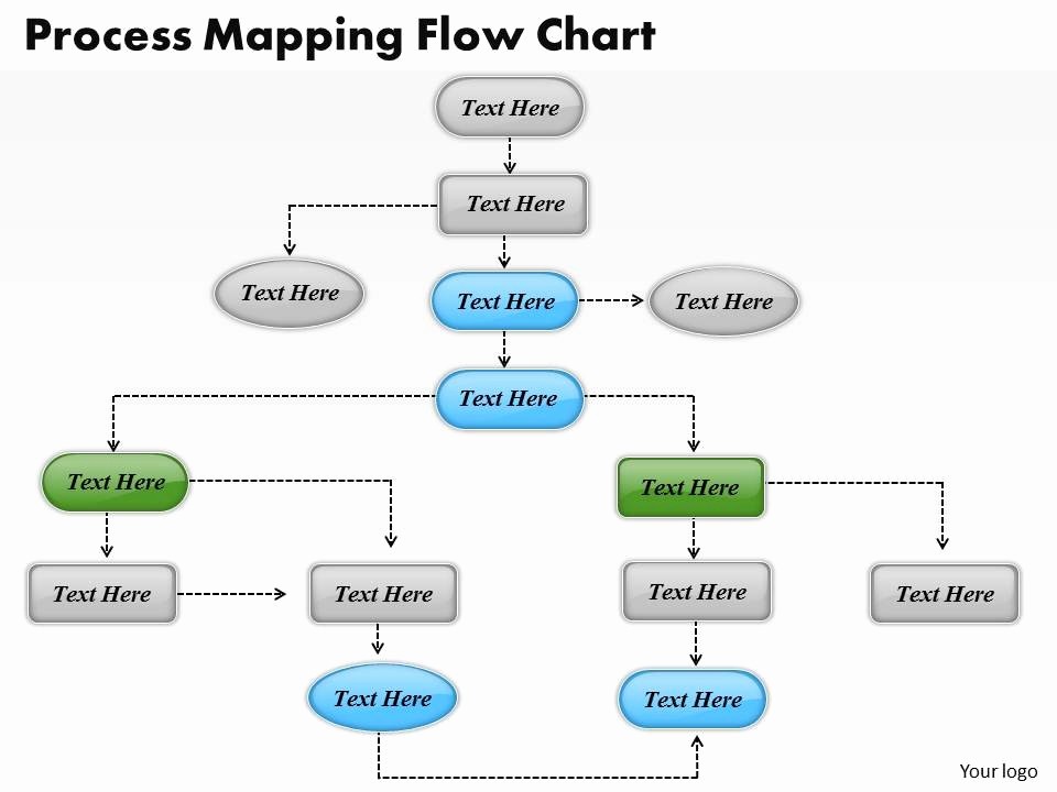 Process Flow Diagram Powerpoint Template New 1013 Busines Ppt Diagram Process Mapping Flow Chart