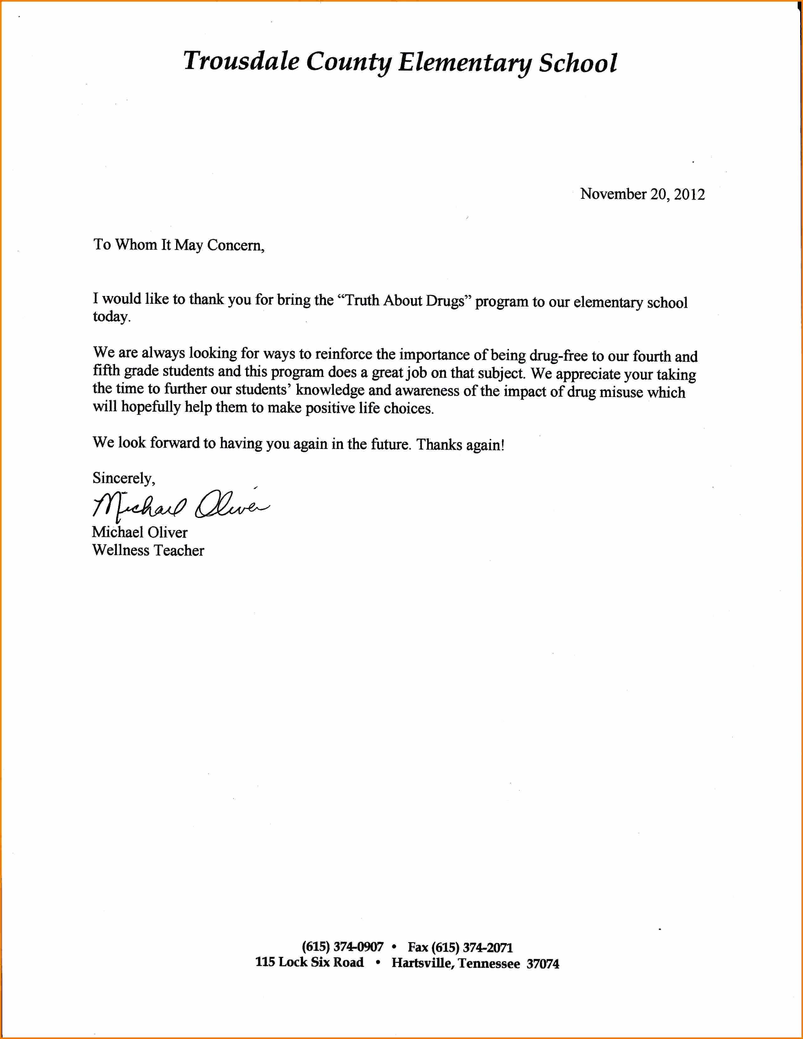 Recommendation Letter format for Student Beautiful Re Mendation Letter – Templates Free Printable