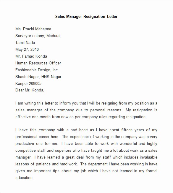 Resignation Letter Templates for Word Beautiful Resignation Letter Template 25 Free Word Pdf Documents