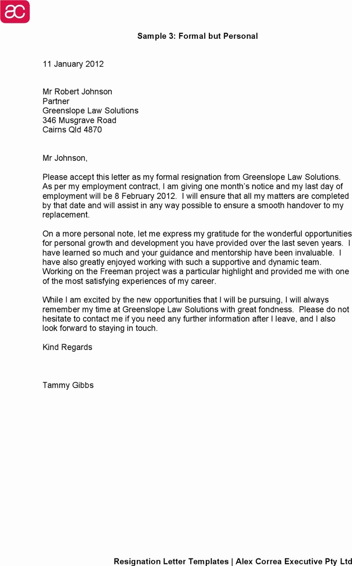 Resignation Letter Templates for Word Lovely Nice Free Resignation Letter Template – Letter format Writing