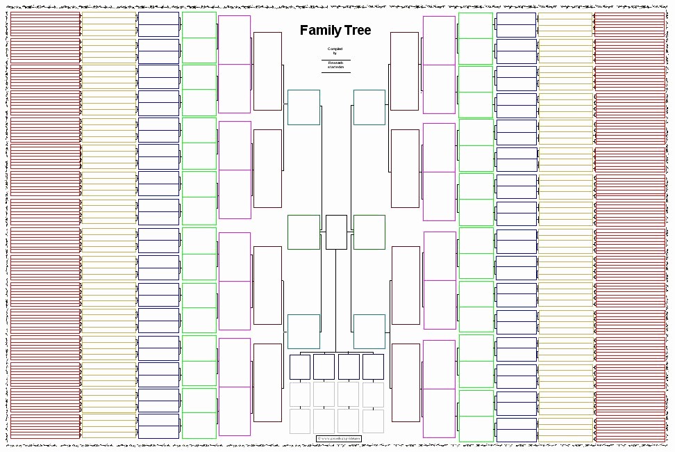 10 Generation Family Tree Excel Inspirational 7 Best Of 20 Generation Family Tree Chart Blank