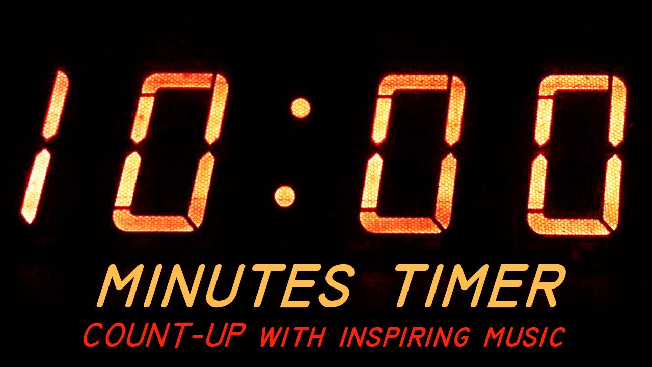 10 Minute Timer with Buzzer Elegant 10 Minutes Timer Count Up