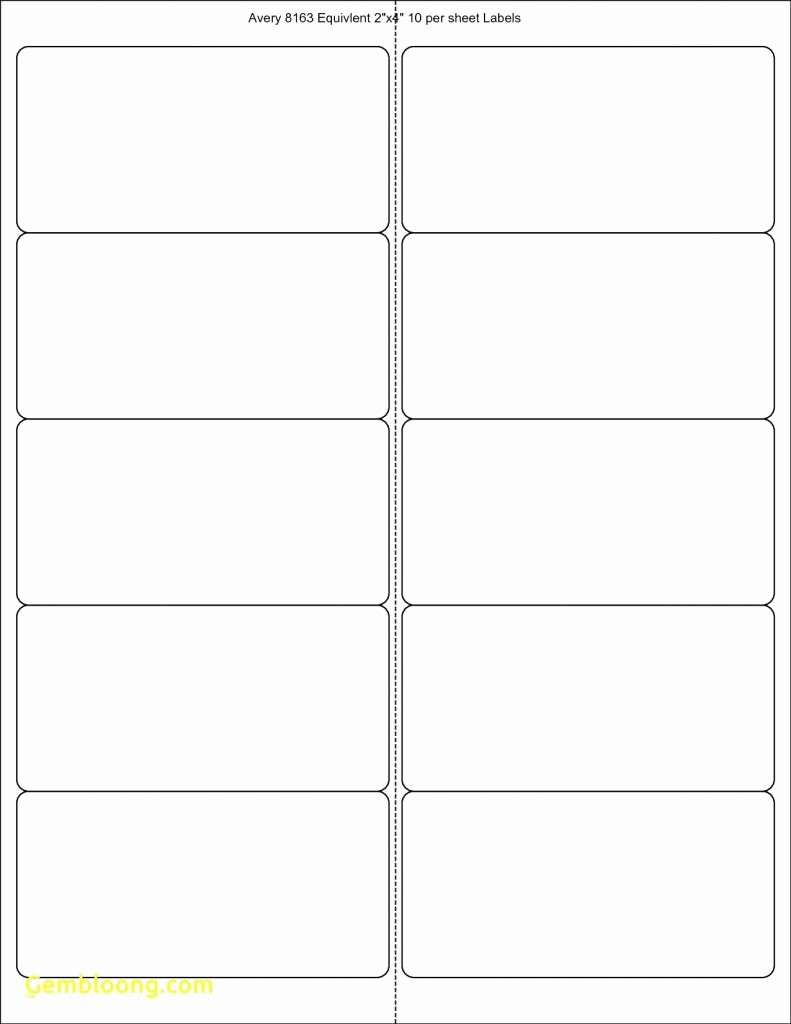10 Per Sheet Label Template Best Of 2 X 4 Label Template 10 Per Sheet Excel