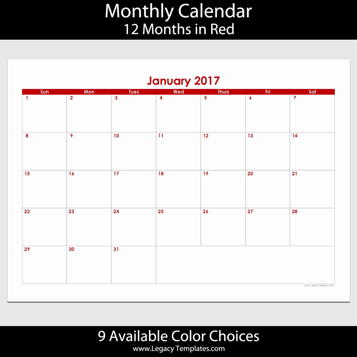 12 Month 2017 Calendar Printable Awesome 2017 12 Month Landscape Calendar – A5