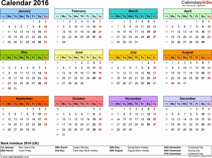 12 Month 2017 Calendar Printable Awesome Calendar 2016 12 Month to Print