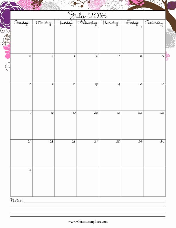 12 Month Calendar for 2016 New Free Printable 2016 Monthly Calendar