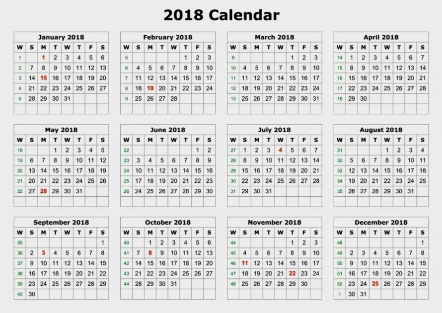12 Month Calendar Template Word Best Of 2018 Calendar Word Printable Template