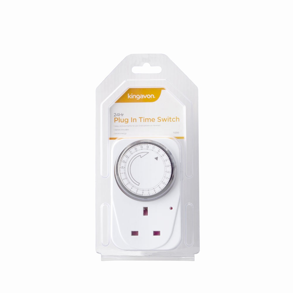 15 Minute Timer with Buzzer Luxury Kingavon 24 Hour Plug In Mains Timer Switches with 15