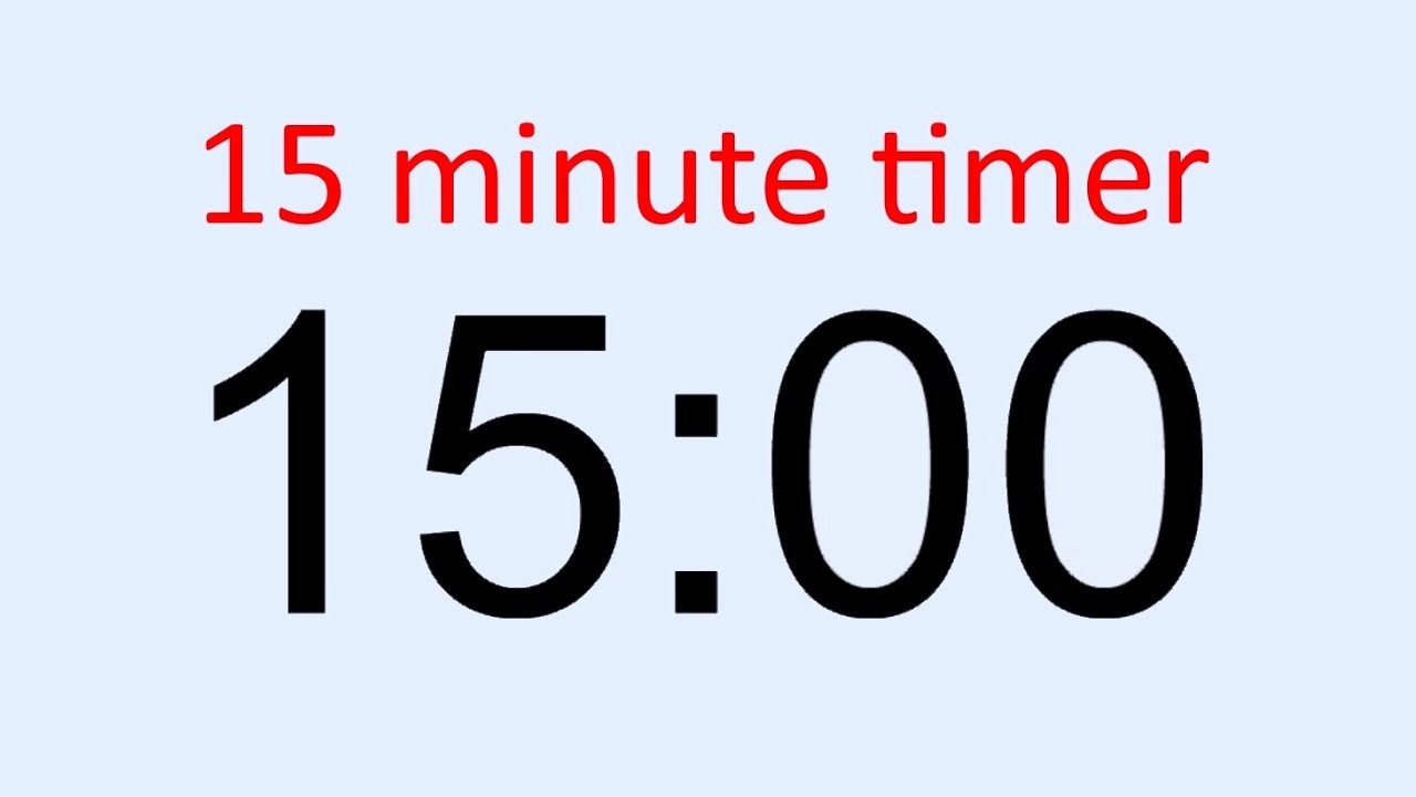 14 minute timer google