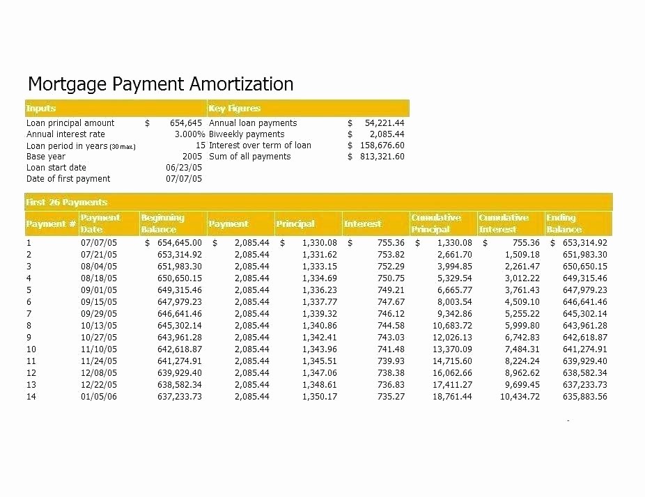 15 Year Amortization Schedule Excel Beautiful 30 Year Mortgage Amortization Schedule Excel – Carsaefcub