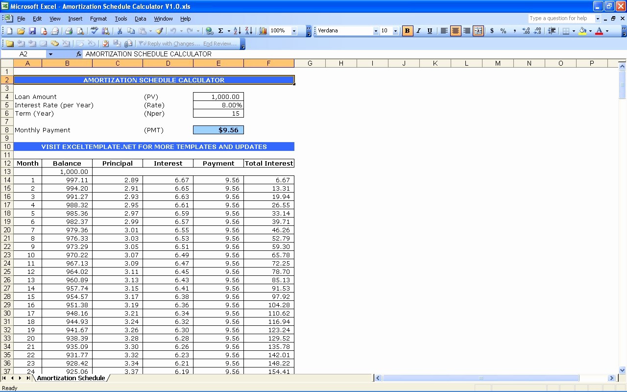 15 Year Amortization Schedule Excel Luxury Cost Of Goods sold Calculator [updated]