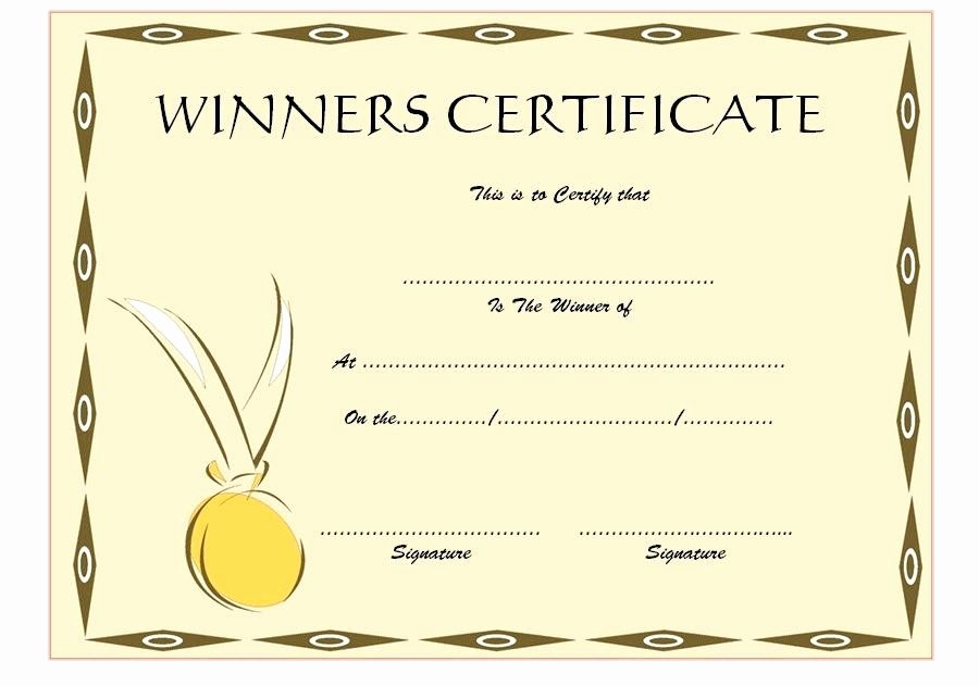 1st Place Certificate Template Word Beautiful First Place Award Template – Lccorp