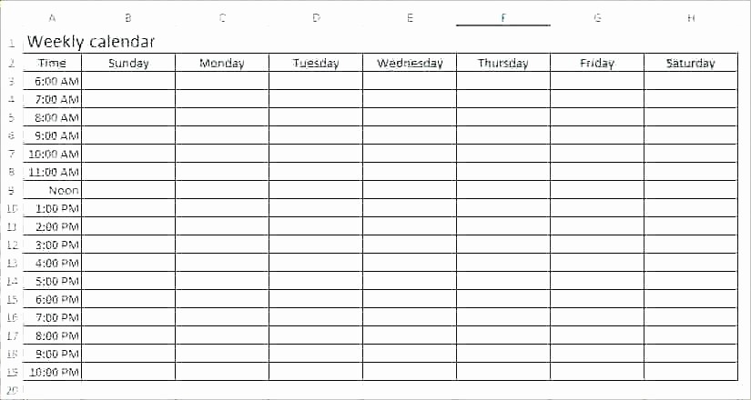 2 Week Calendar Template Word Elegant Free Weekly Calendar Template Word – Clntfrd