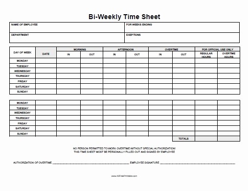 2 Week Time Card Template Best Of Search Results for “bi Weekly Timesheet I Can Print Out