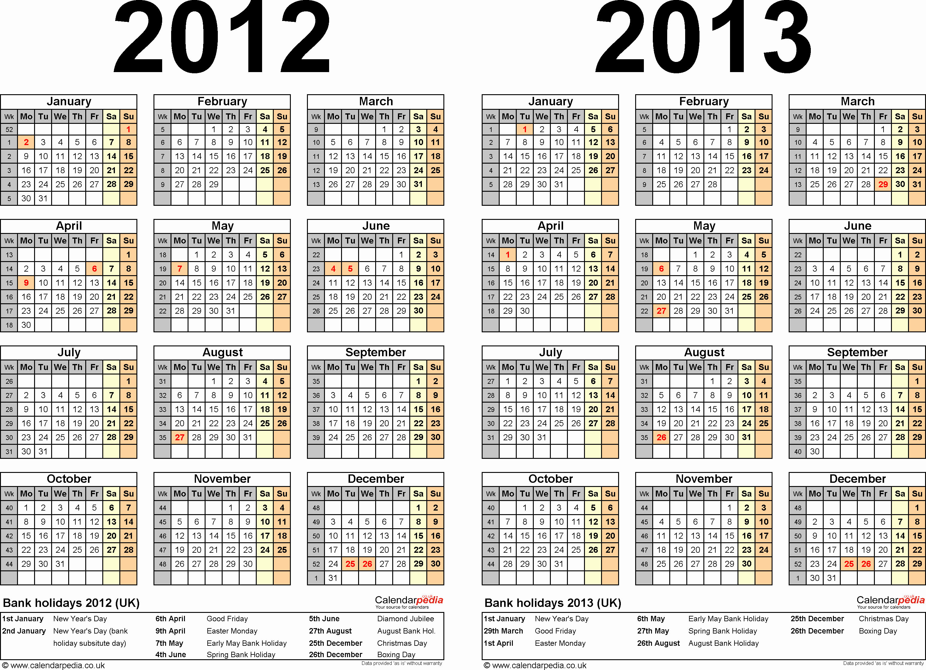 2013 Calendar Printable One Page Awesome Retail Accounting Calendar 2012 2013 2014