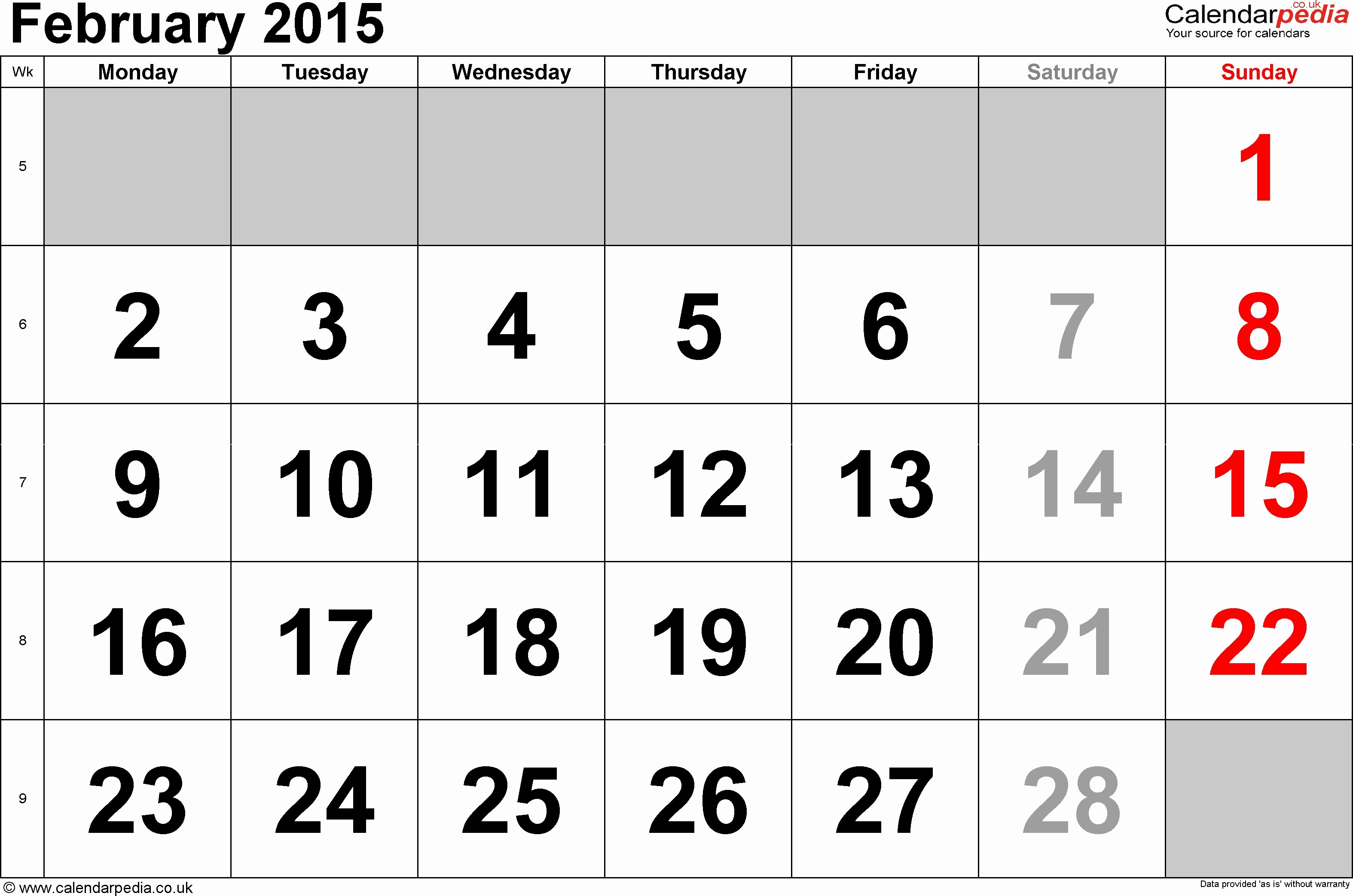 2015 Calendar with Holidays Excel Awesome Calendar Feb 2011 Unique Calendar February 2015 Uk Bank