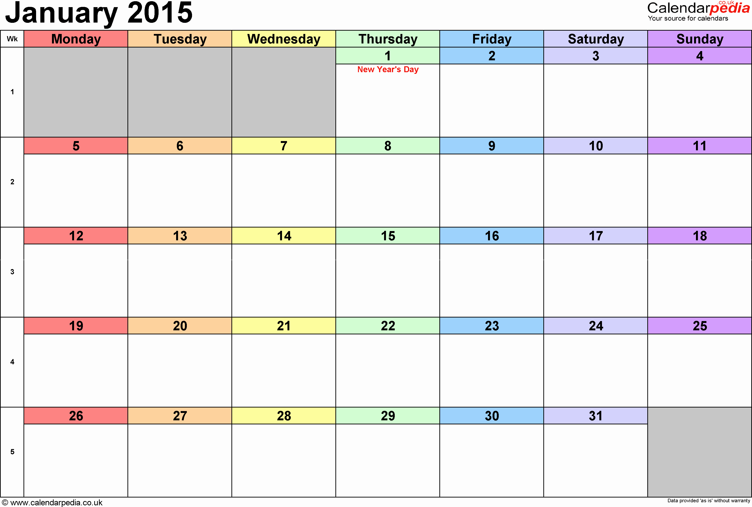 2015 Calendar with Holidays Excel Elegant 2015 Calendar with Holidays