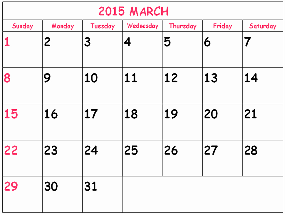2015 Calendar with Holidays Excel Inspirational Download March 2015 Calendar Canada Printable Cute March