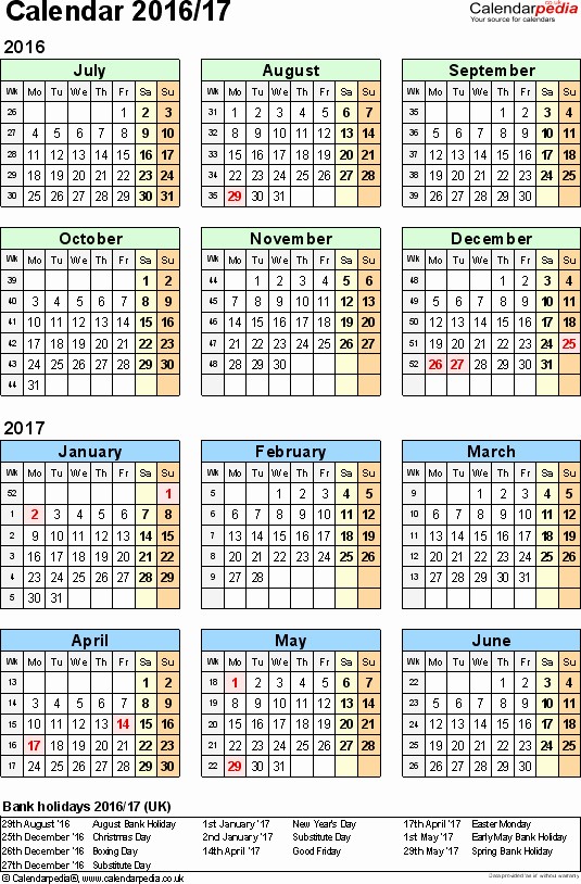 2016 2017 School Calendar Template Awesome 2016 17 School Calendar Template Unique Calendar Template