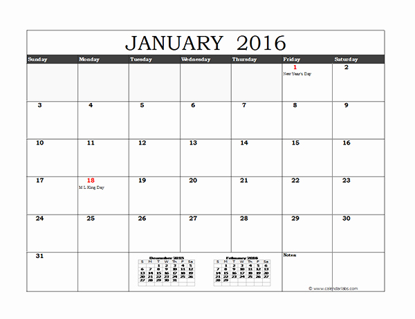 2016 Monthly Calendar Template Excel Inspirational 2016 Excel Monthly Calendar 02 Free Printable Templates