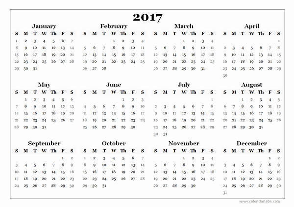 2017-2018 Blank Calendar Unique Blank Calendar 2017