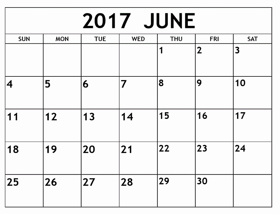 2017 Calendar Month by Month Awesome Monthly Calendars June 2017 Calendar and