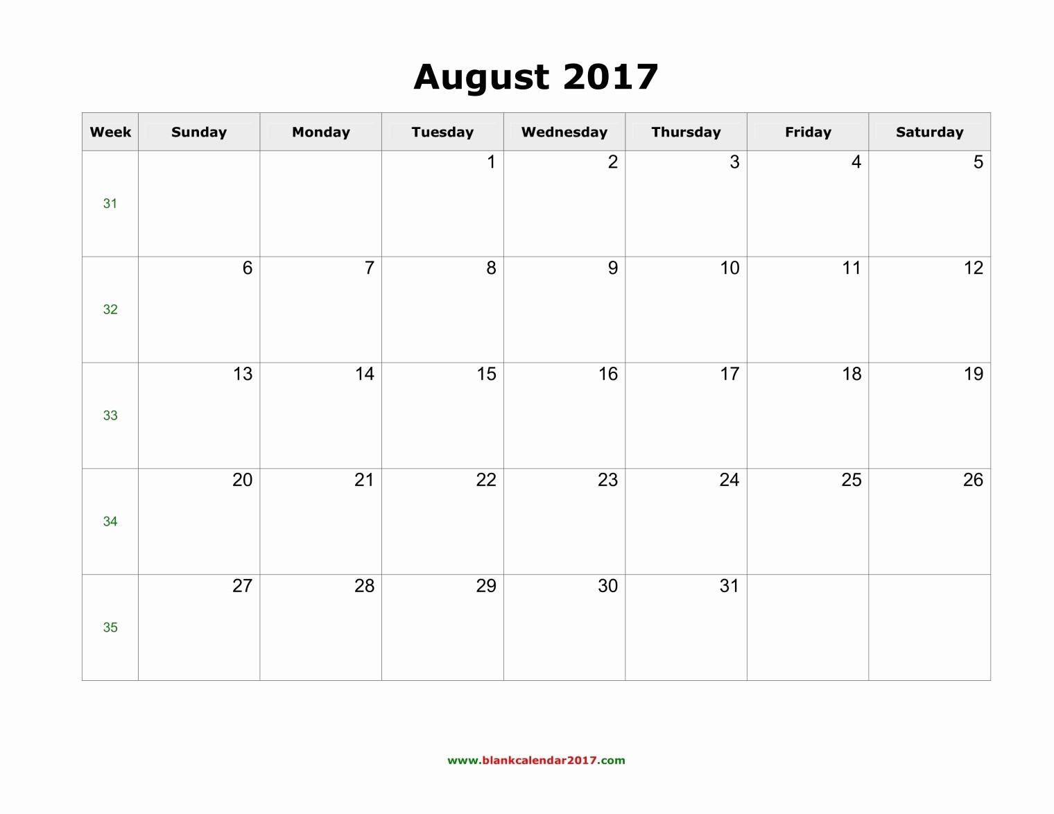 2017 Calendar with Holidays Template Awesome August 2017 Calendar with Holidays