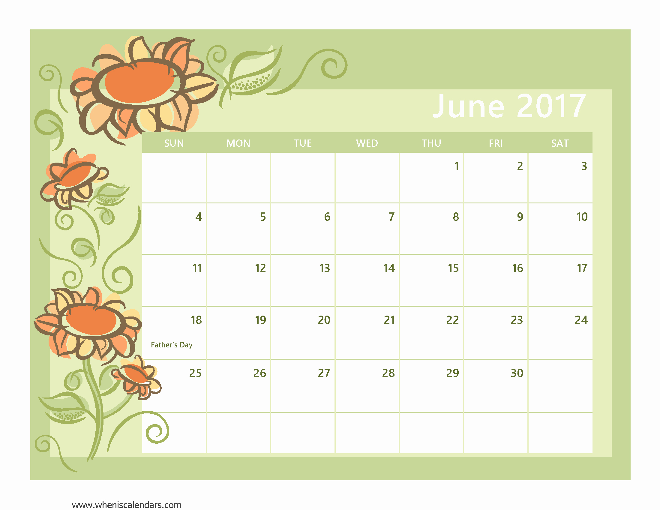 2017 Calendar with Holidays Template Elegant June 2017 Calendar with Holidays