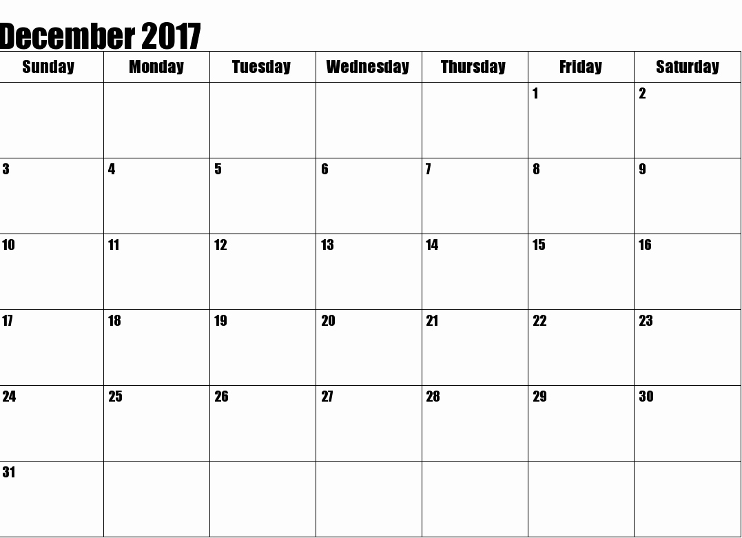 2017 Calendar with Holidays Template Fresh December 2017 Printable Calendar Template Holidays Excel