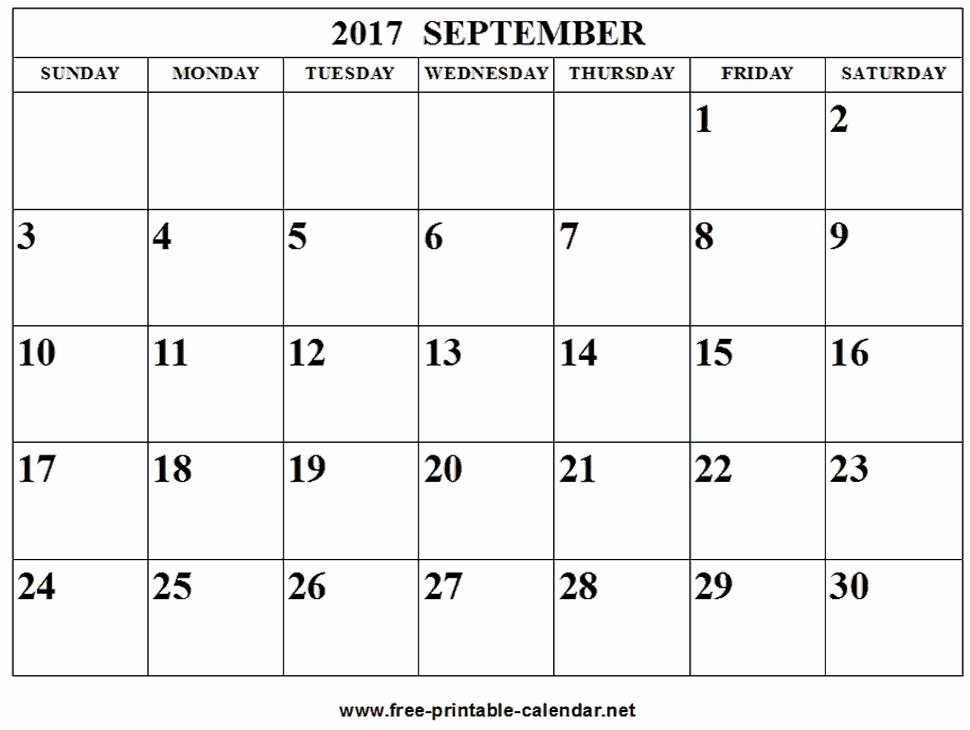 2017 Calendar with Holidays Template New September 2017 Calendar with Holidays Calendar Template 2018