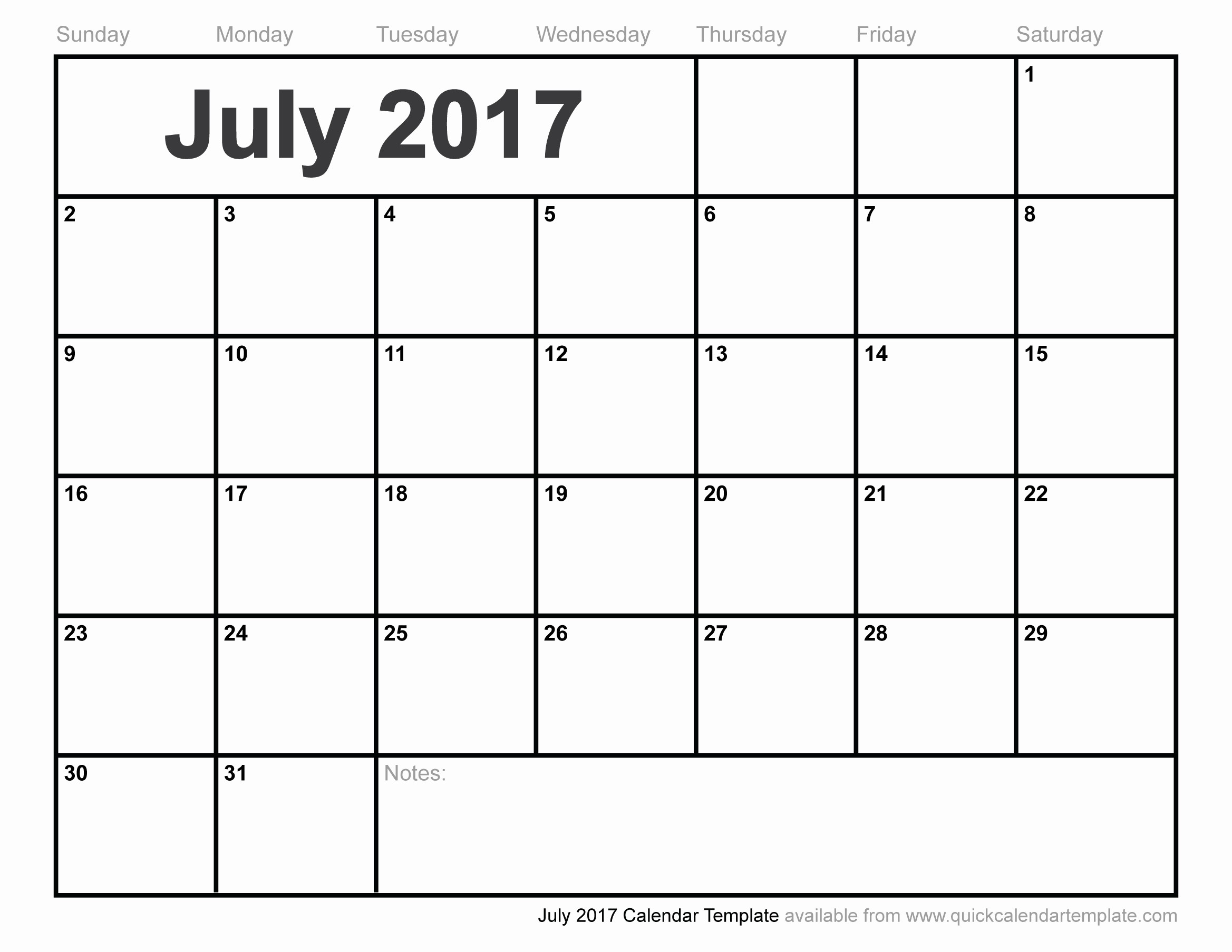 2017 Quarterly Calendar Template Excel Fresh July 2017 Calendar Pdf