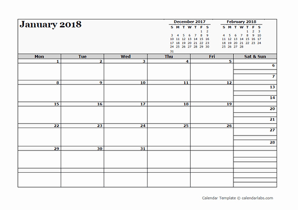 3 Month Blank Calendar Template Inspirational 2018 Blank Three Month Calendar Free Printable Templates