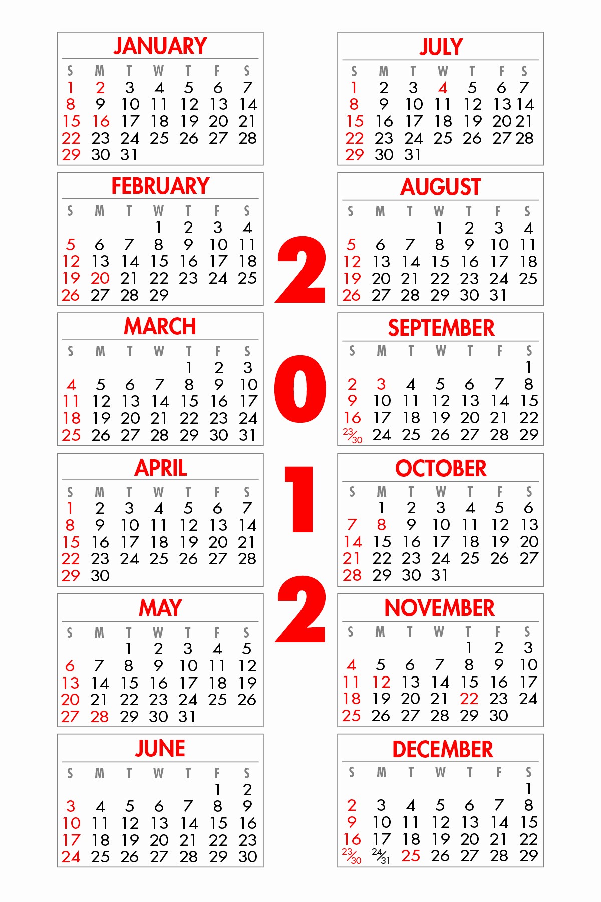 4 X 6 Calendar Template Fresh Calendars