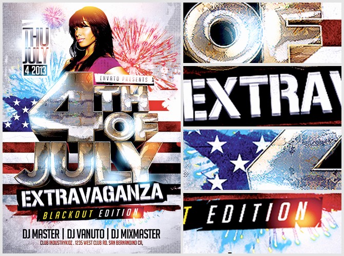 4th Of July Templates Free Beautiful 4th July Flyer Template Flyerheroes