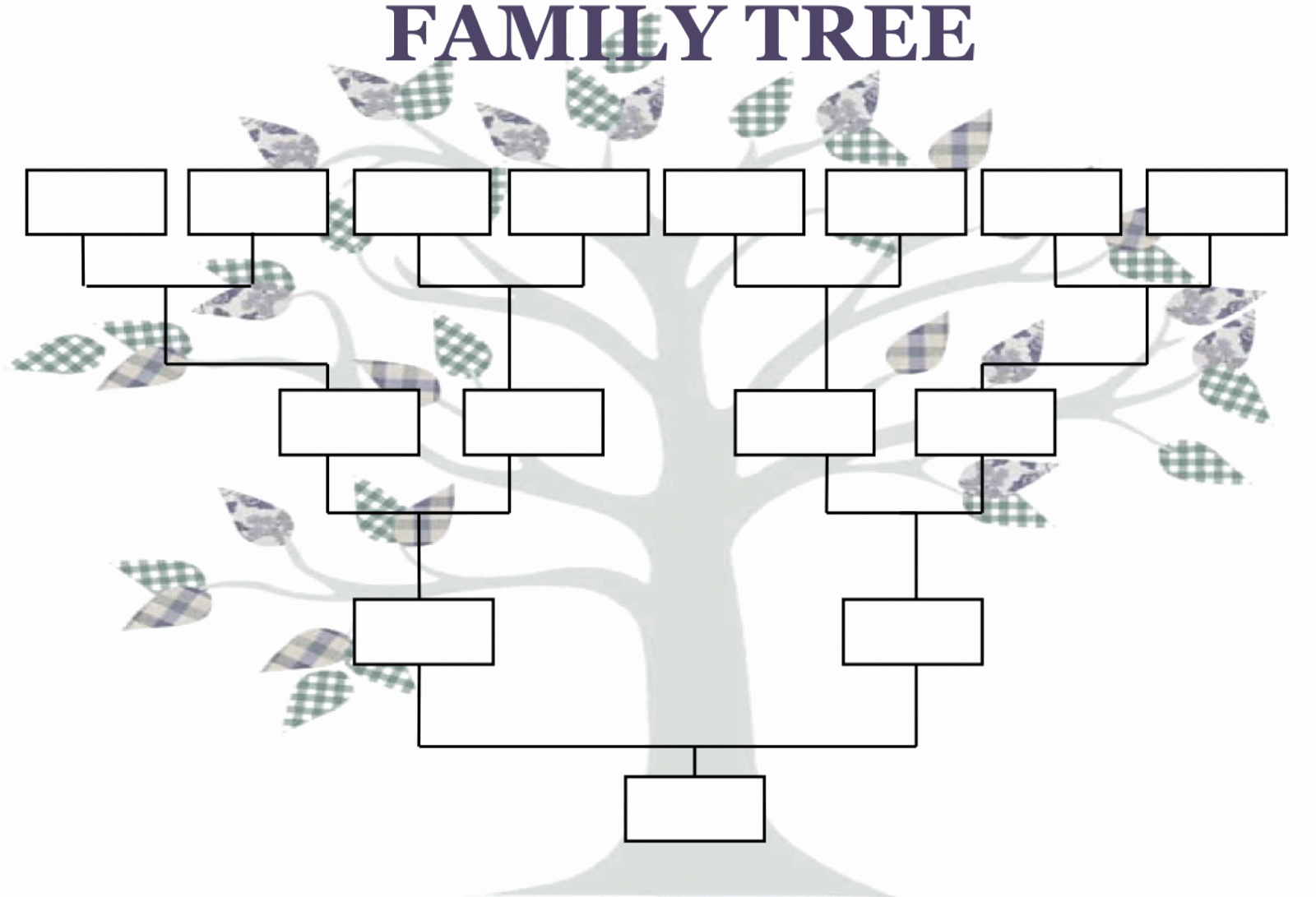 5 Generation Family Tree Template Inspirational Family Tree Template