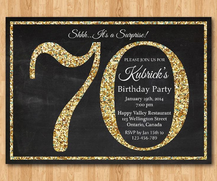 70th Birthday Invitation Templates Free New 25 Best Ideas About 70th Birthday Invitations On