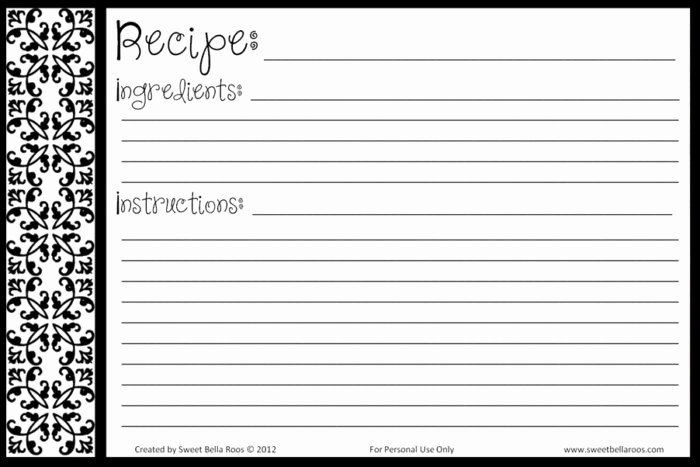 8.5 X 11 Recipe Template Inspirational Downloadable Recipe Book Template Templates Resume