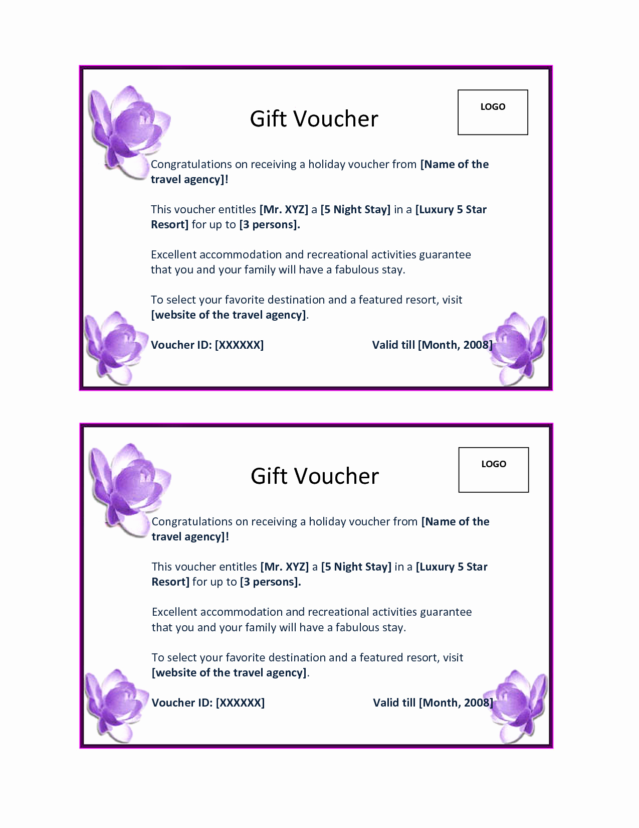 A Gift for You Template New Gift Certificate Template Free Download Bamboodownunder