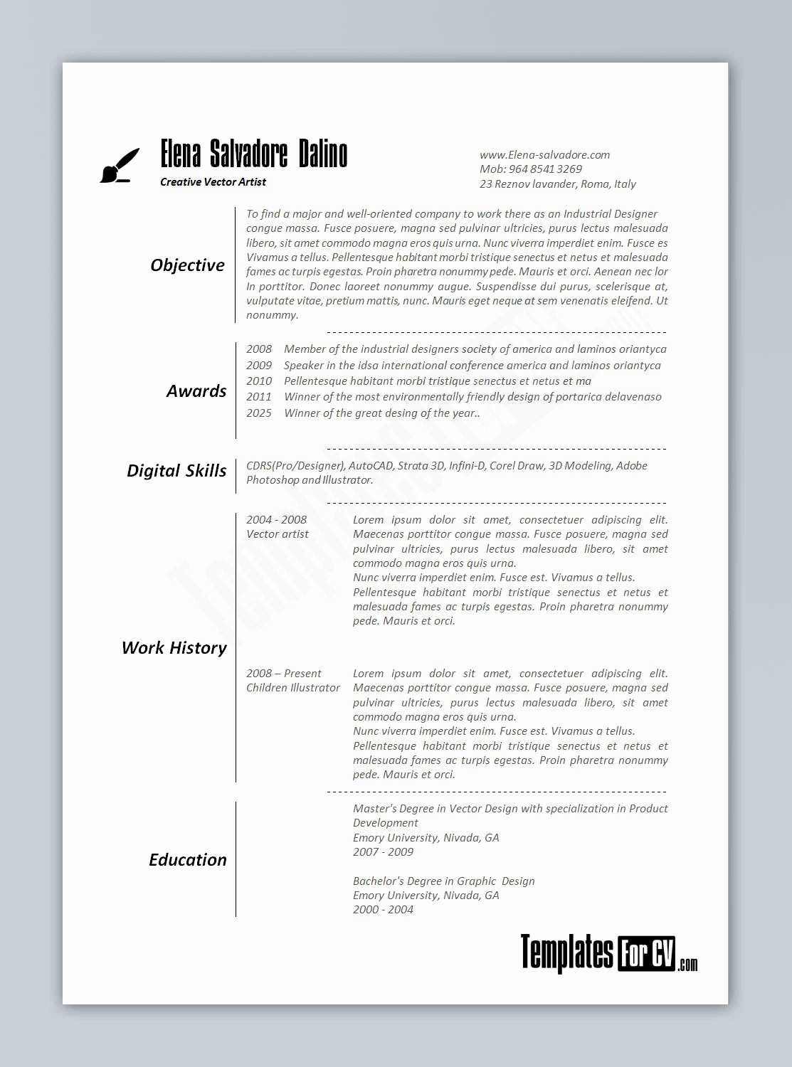 A Template for A Resume Beautiful Cv Template Uk Word Doc Templates Resume Examples