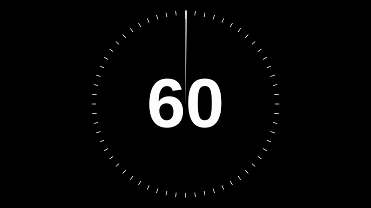 A Timer for 1 Minutes Luxury 60 Seconds Countdown Gifs
