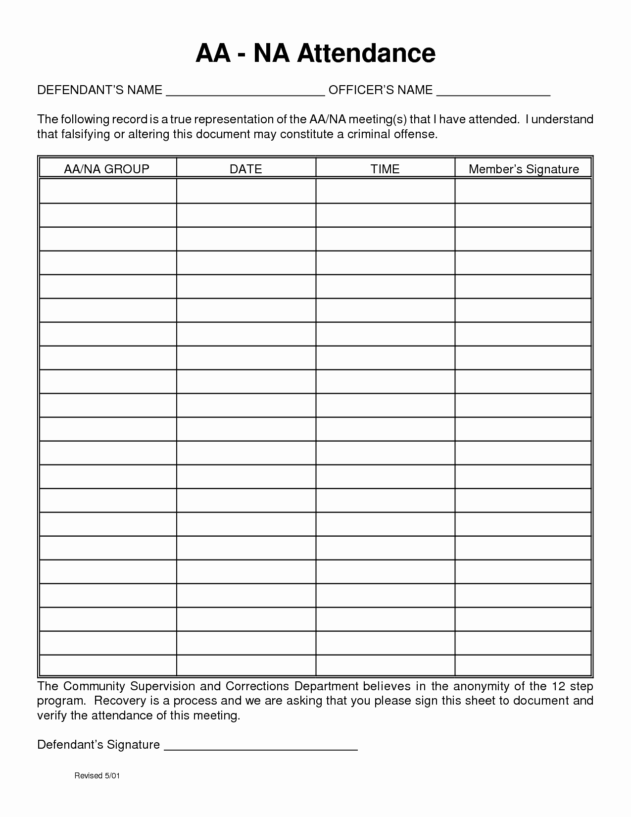 Aa Sign In Sheet Printable Elegant attendance Sign In Sheet Example Mughals