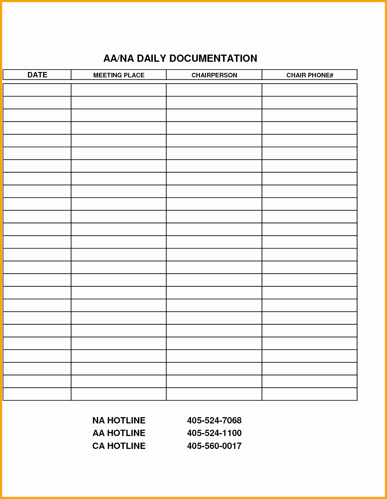 Aa Sign In Sheet Printable Lovely Aa Sign In Sheet Filename