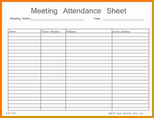 Aa Sign In Sheet Printable Luxury Na Meeting attendance Sheet Printable to Pin On