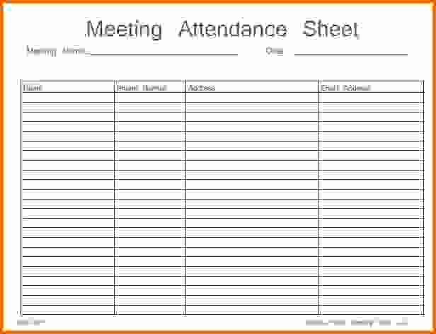Aa Sign In Sheet Printable Unique Aa Meeting attendance Sheet Template to Pin On